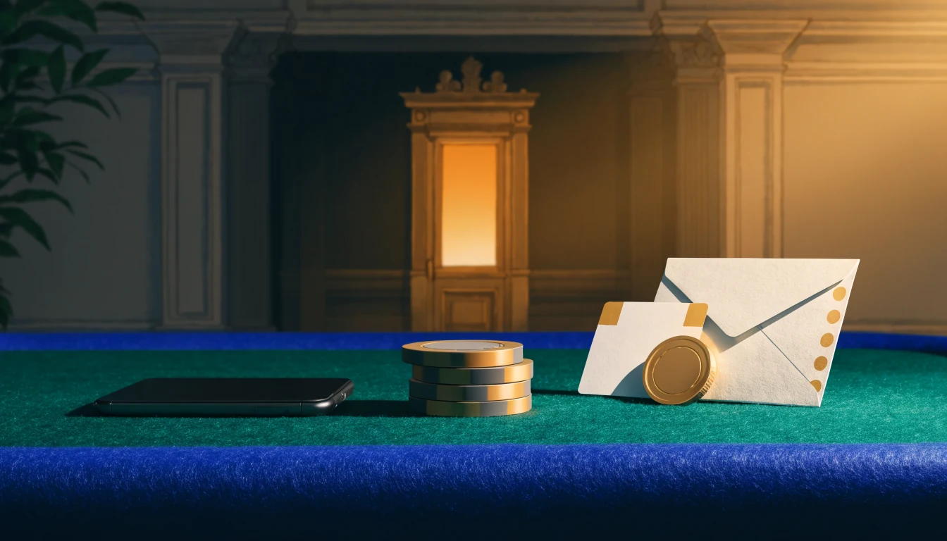 UK casino-themed scene showing bonus chips leading toward withdrawable cash
